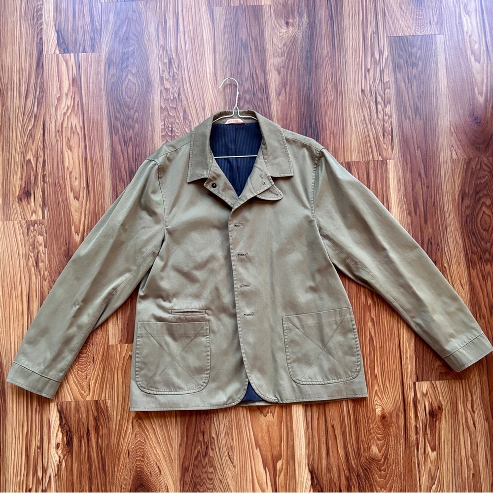 Oliver Spencer Olive Green Chore Jacket (Made in England)